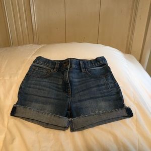 Girls Crewcuts Denim Shorts (size 8)